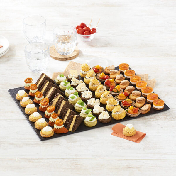 Plateau de 64 canapés Élégance traiteur Ruoms